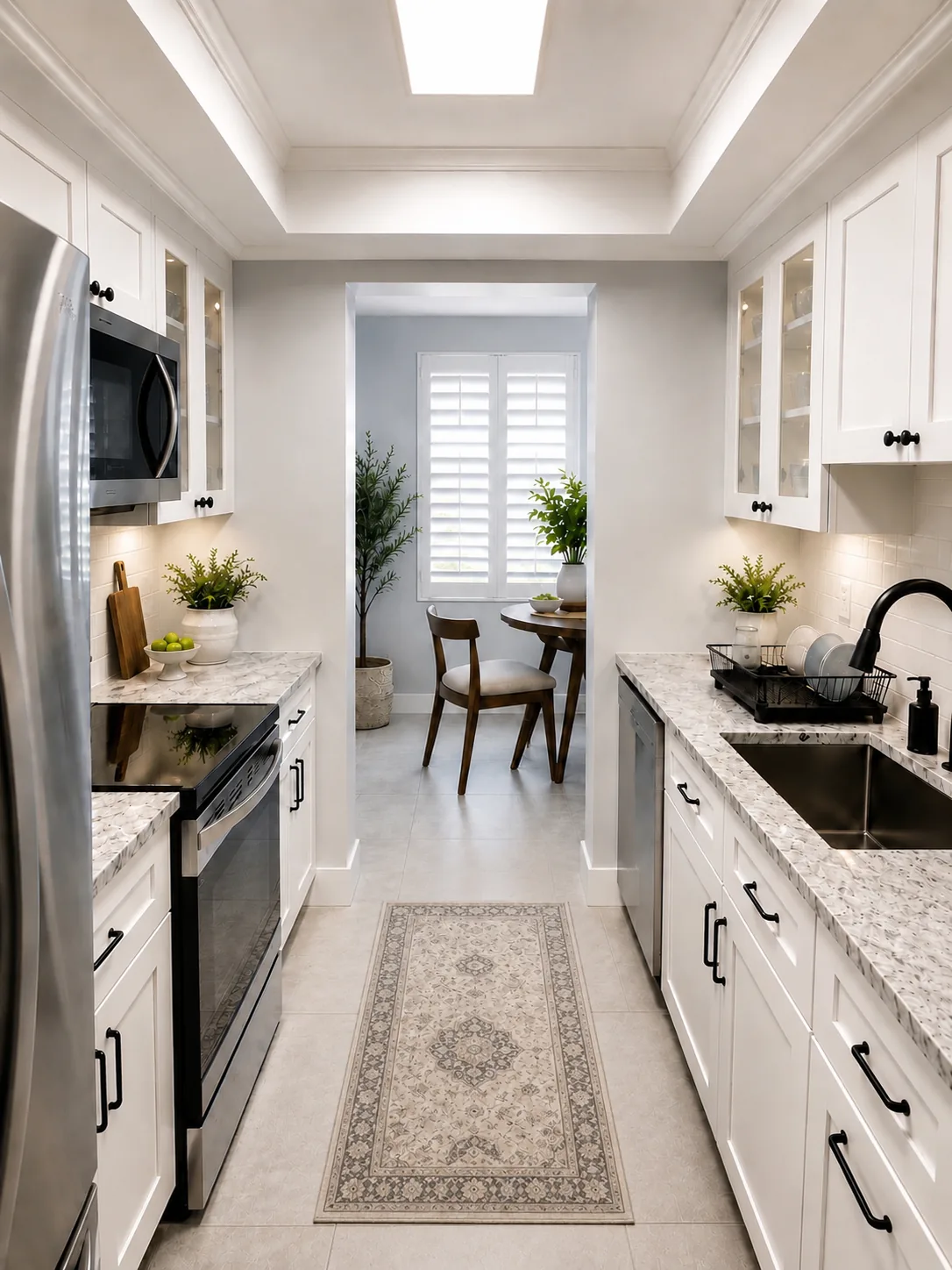 The Cove hallway and interior detail