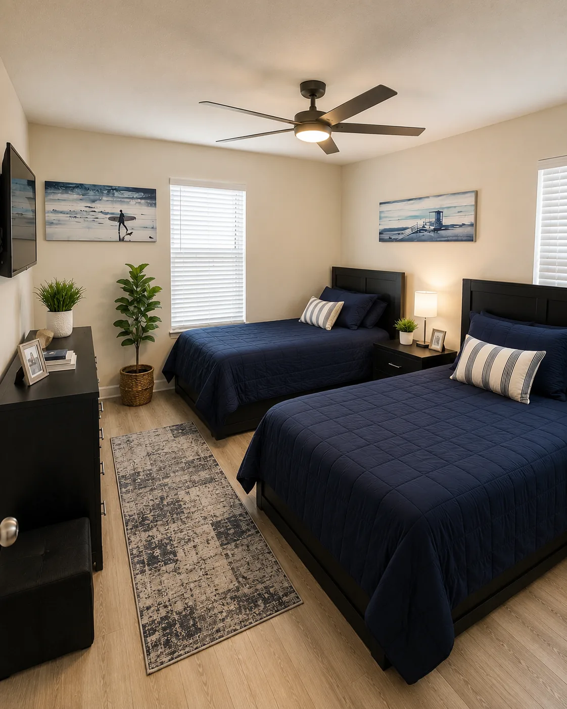 The Dumont light-filled bedroom