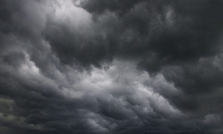 Dark stormy clouds