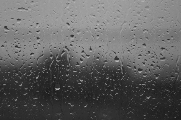 Rain on Glass Window