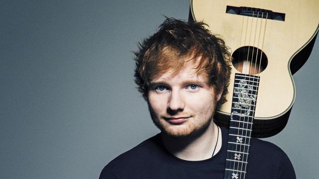 Ed Sheeran Holding Guitar