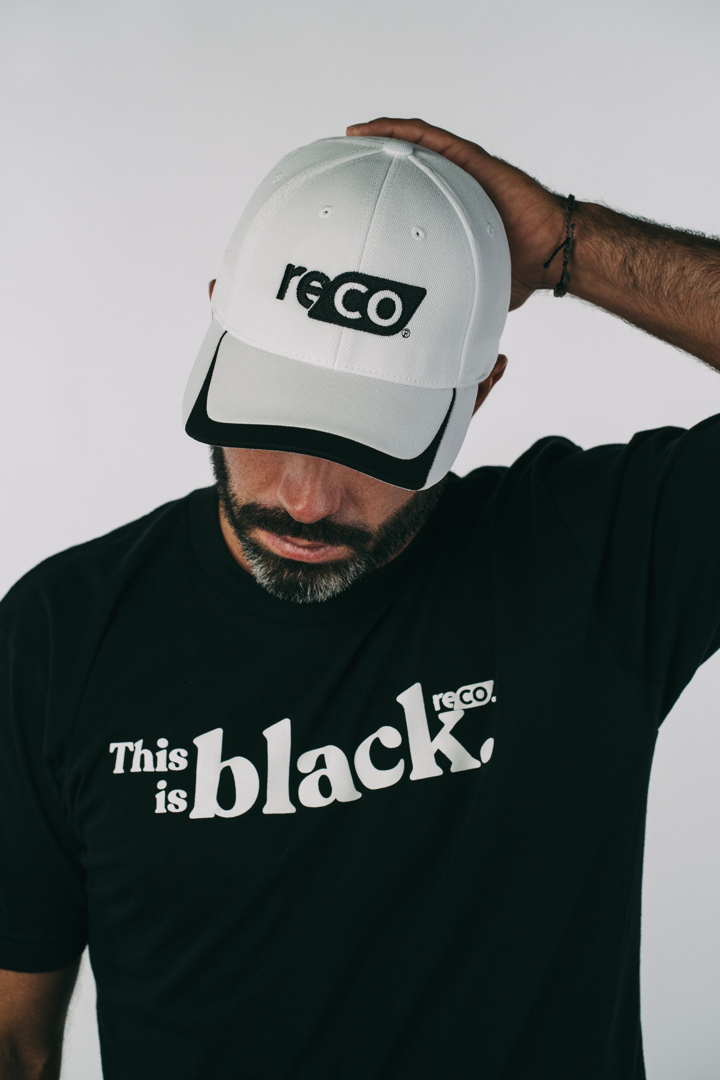 RECO Black & White Hat