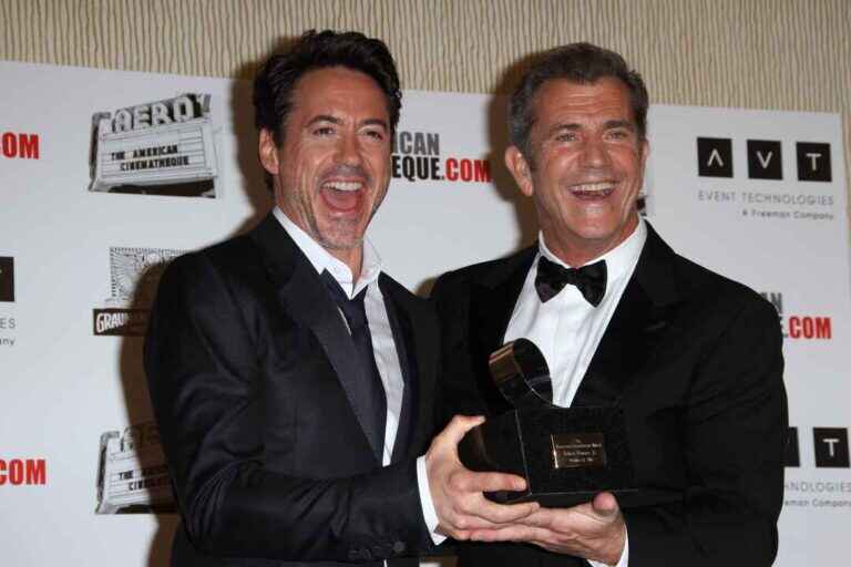 Robert Downey Jr. and Mel Gibson