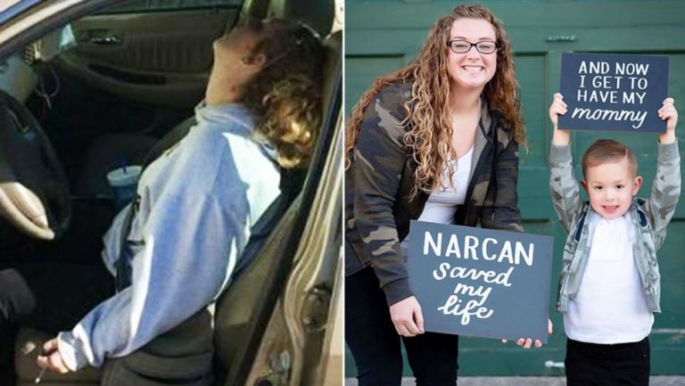 Mom from Viral Overdose Photo Celebrates Three Years of Sobriety 