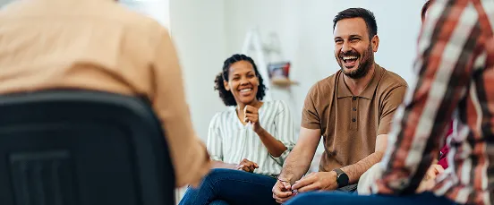 Group in discussion