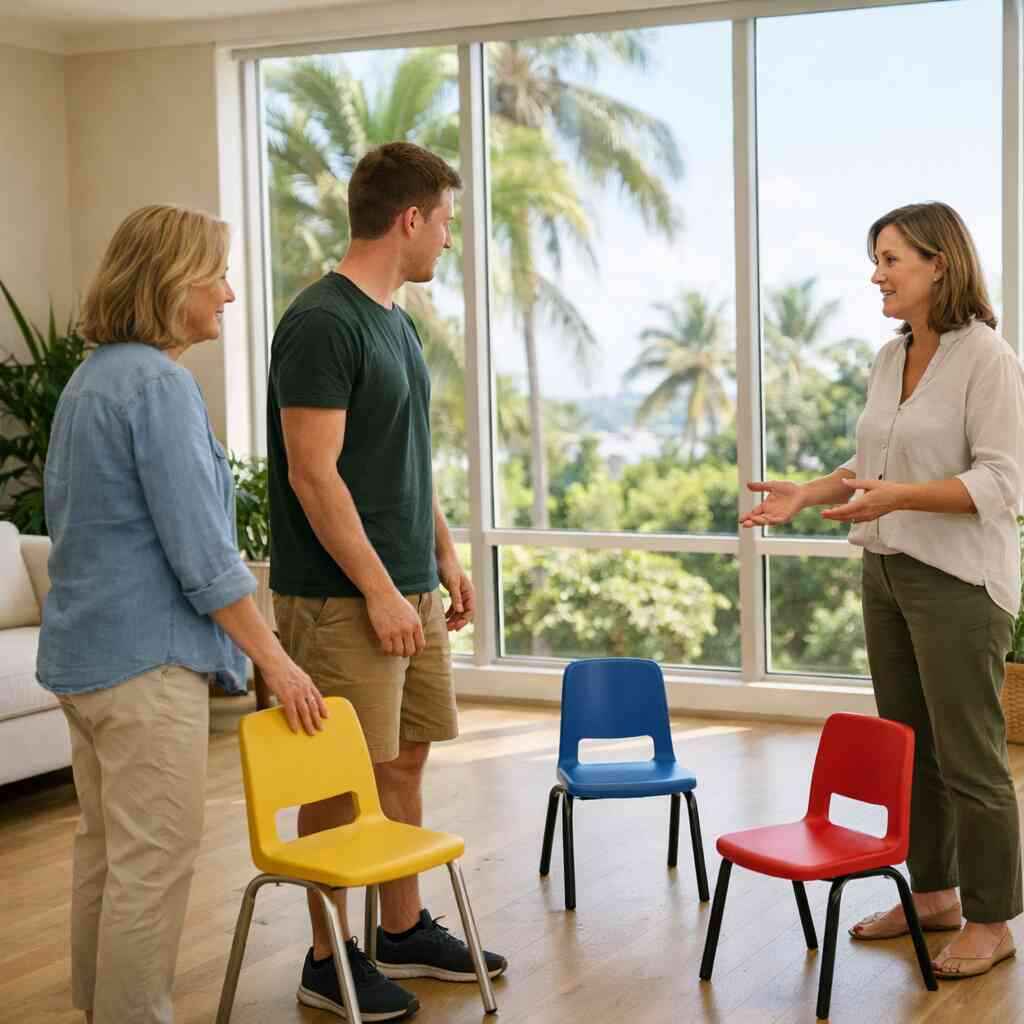 How a residential treatment facility, partial hospitalization program, and intensive outpatient program use family invol