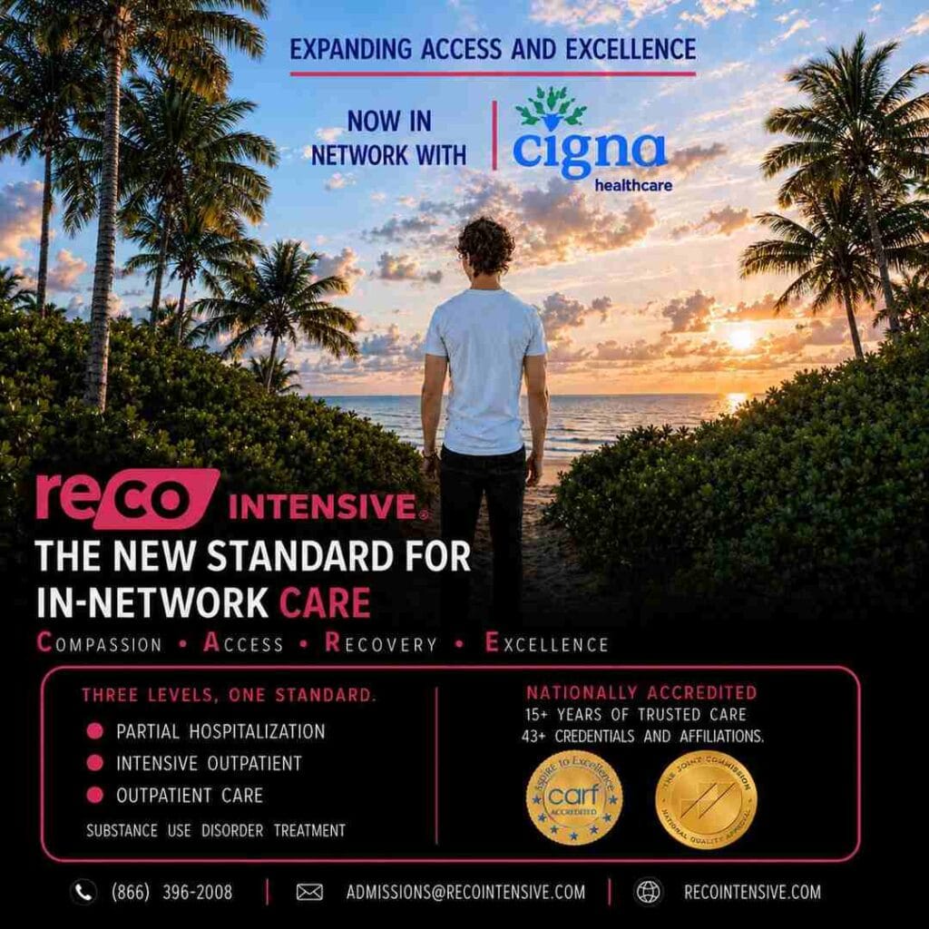 RECO Intensive Is Now In-Network with Cigna Healthcare